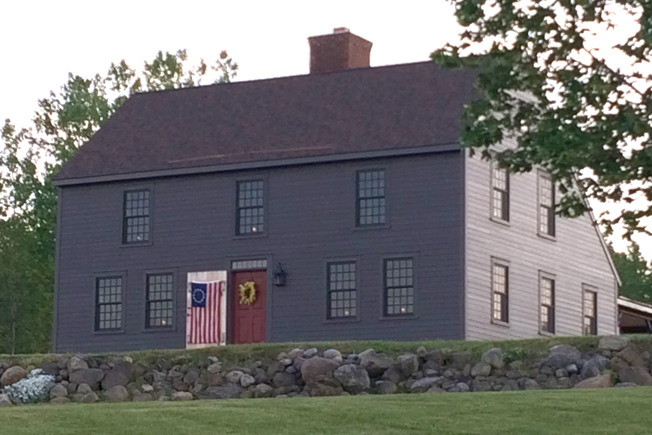 The Concord Saltbox Colonial Exterior